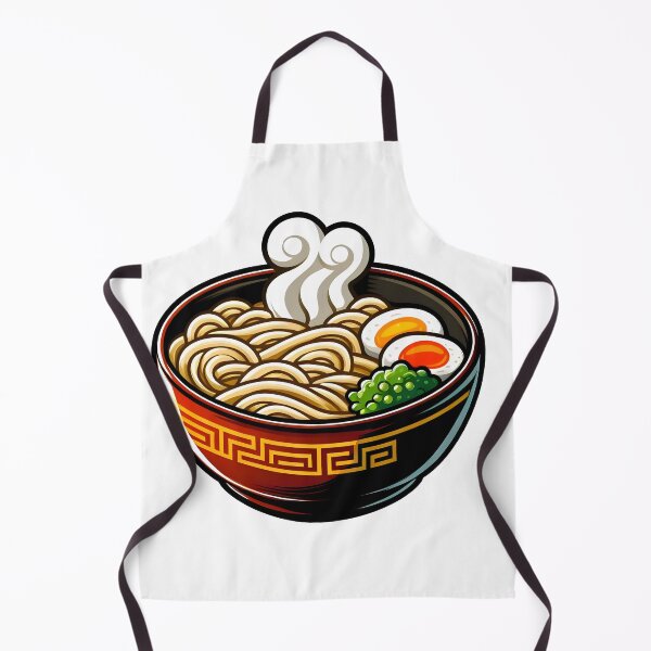 Item preview, Tazón de ramen humeante: ilustración de una acogedora sopa de fideos japonesa. designed and sold by BobaBunny76.