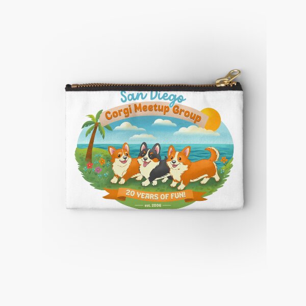 Item preview, San Diego Corgi Meetup Group 20th Anniversary designed and sold by noodlehug.