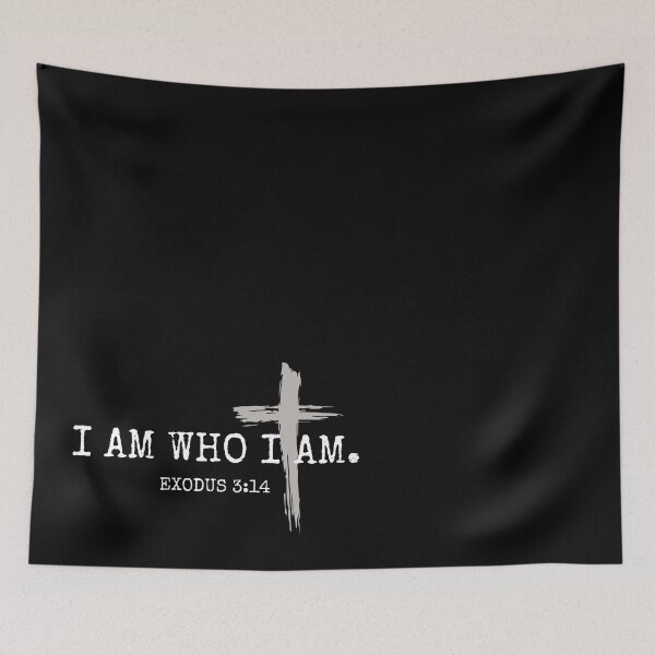 Item preview, I AM WHO I AM - Mug Shirt Tote Bag Sticker designed and sold by HisDesignCo.