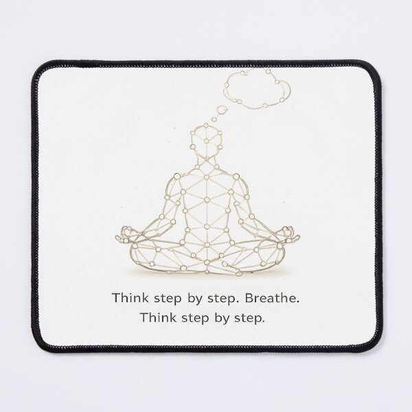 Item preview, Chain of Thought – Zen AI Prompt Engineer Funny T-Shirt designed and sold by Martin's_Design.