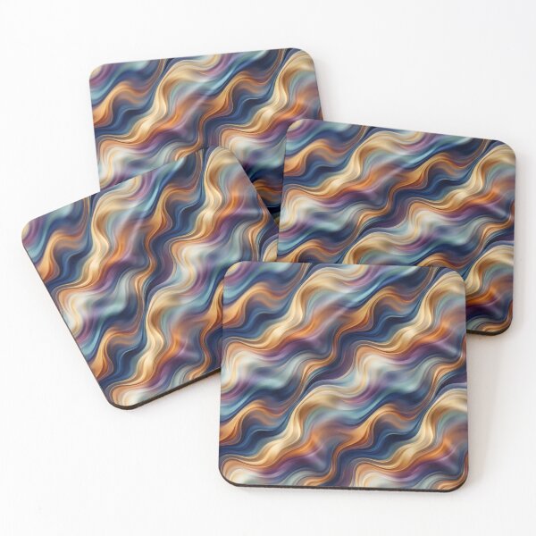 Item preview, Liquid Gold Wavy Abstract Marble designed and sold by SplashTastic.
