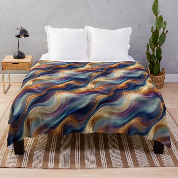 Item preview, Liquid Gold Wavy Abstract Marble designed and sold by SplashTastic.