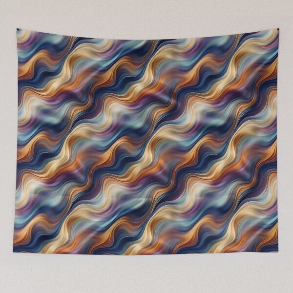 Item preview, Liquid Gold Wavy Abstract Marble designed and sold by SplashTastic.
