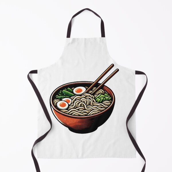 Item preview, Tazón de ramen humeante: ilustración de una acogedora sopa de fideos japonesa. designed and sold by BobaBunny76.