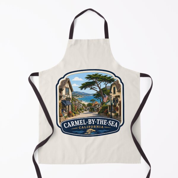 Item preview, Carmel-by-the-Sea, California - Coastal Village & Ocean View designed and sold by Myra365Art.