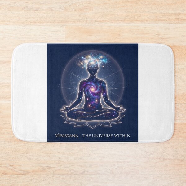 Item preview, Vipassana The Universe Within – Cosmic Mindfulness & Inner Peace Design designed and sold by ArtsyExplorer.