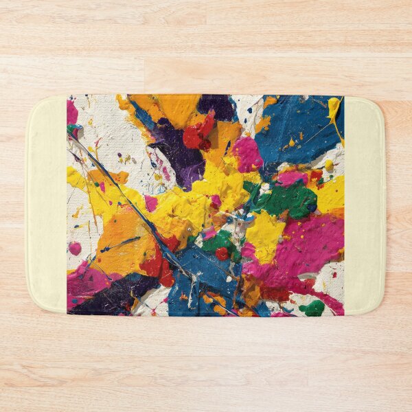 Item preview, Vibrant Colorful Abstract Paint Splatter Texture designed and sold by colorful-white.