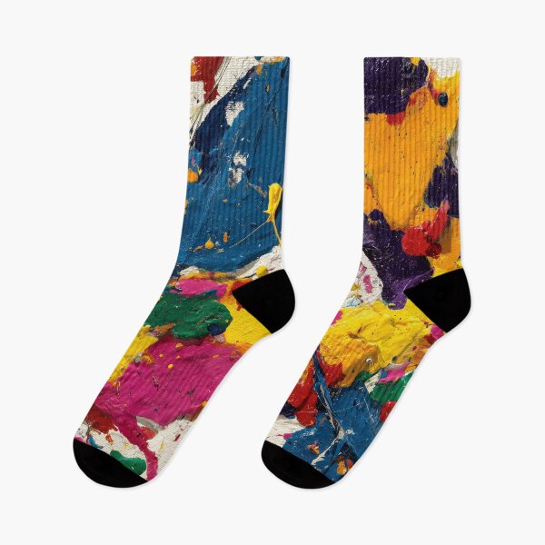 Item preview, Vibrant Colorful Abstract Paint Splatter Texture designed and sold by colorful-white.