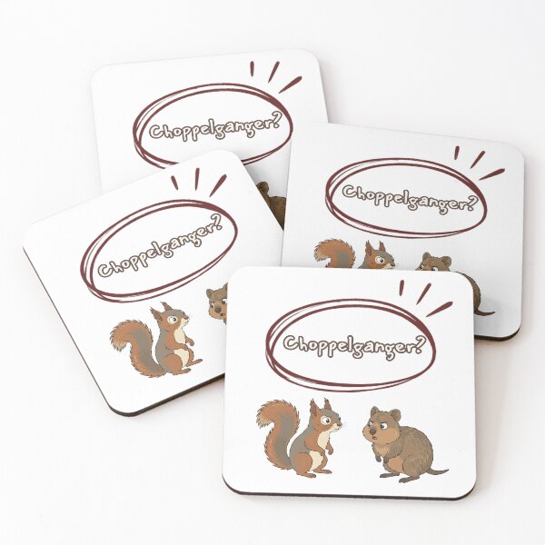 Item preview, Choppelganger - Chopped + Doppelganger  Squirrel and Quokka designed and sold by Drishya-Designs.