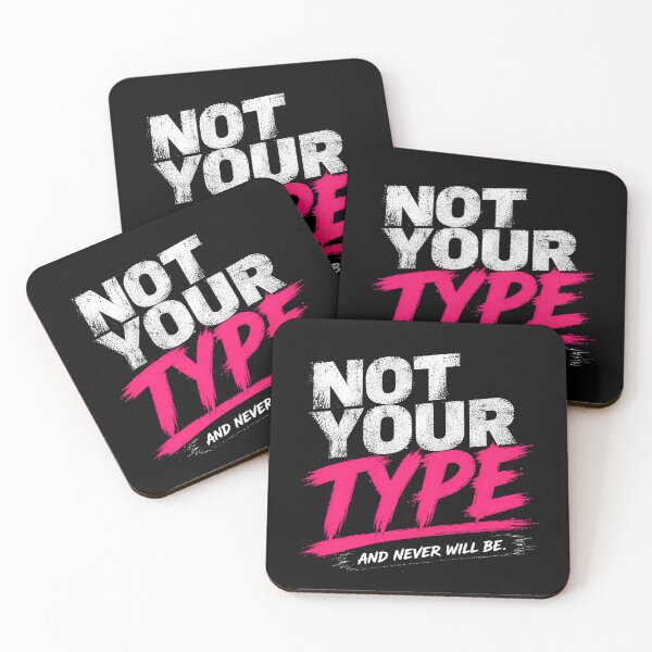 Item preview, Not Your Type Aggressive Streetwear Statement Shirt designed and sold by StoryInCode.