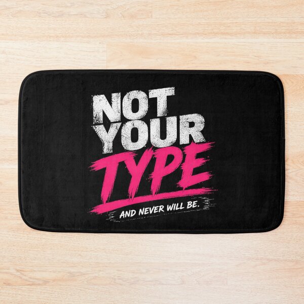 Item preview, Not Your Type Aggressive Streetwear Statement Shirt designed and sold by StoryInCode.