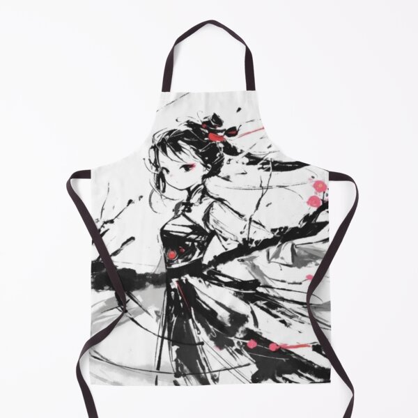 Item preview, Cherry Blossom Ink – Minimalist Anime Girl designed and sold by EchoWave11.