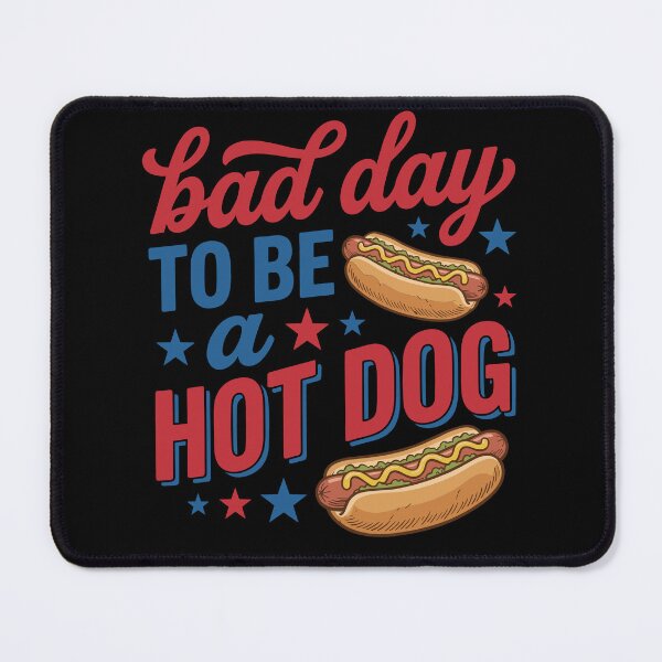 Item preview, Bad Day To Be A Hot Dog 4th Of July Funny BBQ designed and sold by KroghDs.