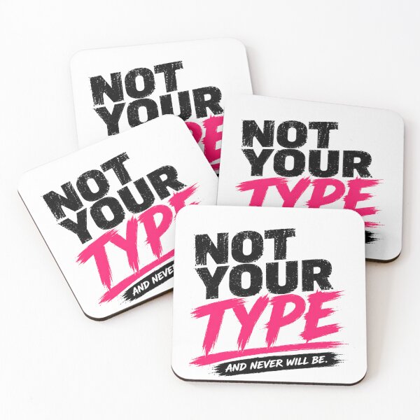 Item preview, Not Your Type Aggressive Streetwear Statement Shirt designed and sold by StoryInCode.