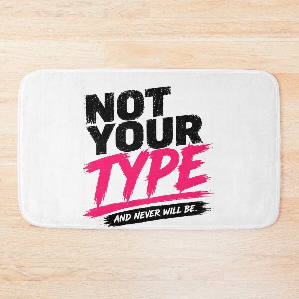 Item preview, Not Your Type Aggressive Streetwear Statement Shirt designed and sold by StoryInCode.