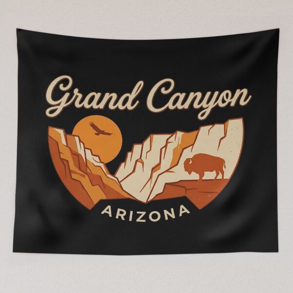 Item preview, Grand Canyon Arizona Retro Sunset designed and sold by SidTastic .