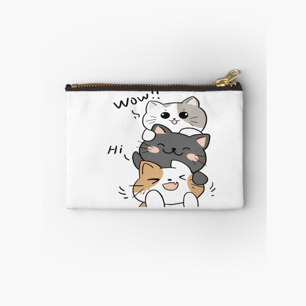 Item preview, Cute Kawaii Cat Stack T-Shirt – Funny Chibi Kitty Pile Cartoon Design designed and sold by Amitabr14.