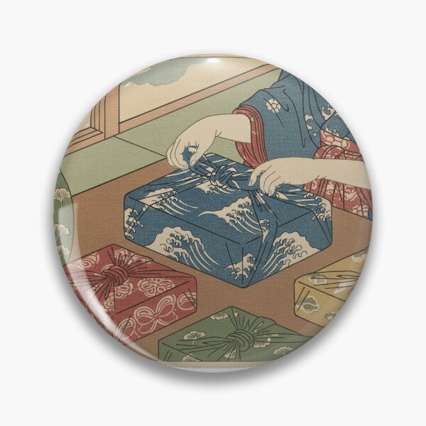 Item preview, Furoshiki Gift Wrapping — Ukiyo-e Japanese Sustainable Art designed and sold by UkiyoExplained.