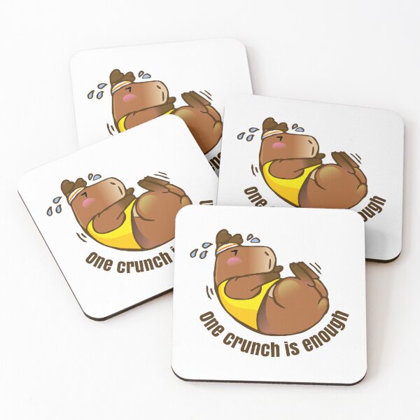 Item preview, Capybara one crunch is enough designed and sold by Konopikyu.