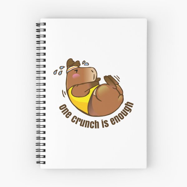 Item preview, Capybara one crunch is enough designed and sold by Konopikyu.
