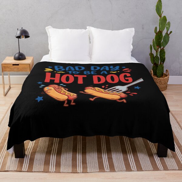 Item preview, Funny 4th Of July Hot Dog BBQ Cartoon Kids designed and sold by KroghDs.