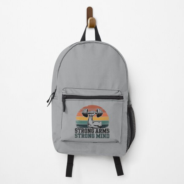 Item preview, Strong Arms Strong Mind – Fitness Motivation Gym Quote Design designed and sold by Sparkofart07.