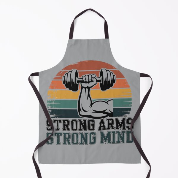 Item preview, Strong Arms Strong Mind – Fitness Motivation Gym Quote Design designed and sold by Sparkofart07.