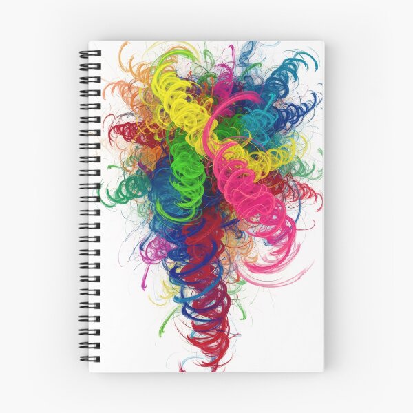 Item preview, Vibrant Abstract Swirling Neon Energy Lines Art designed and sold by PixorStudio.