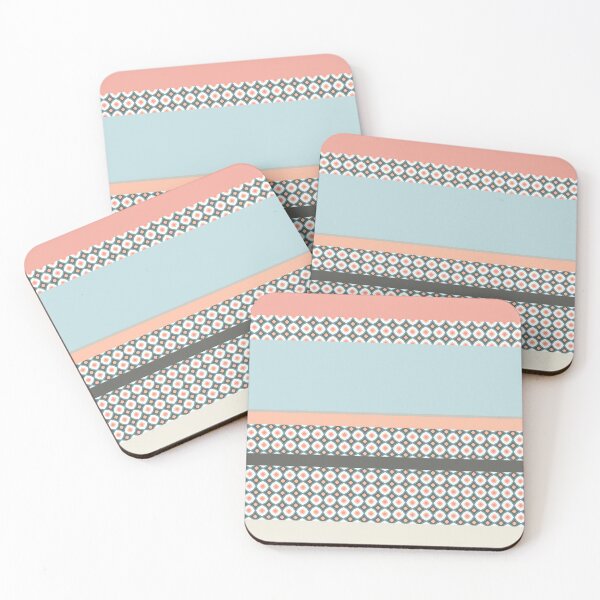 Item preview, Stripes Geometric Cube Pattern Composition Nordic Color 05 designed and sold by Stefanie Boike.