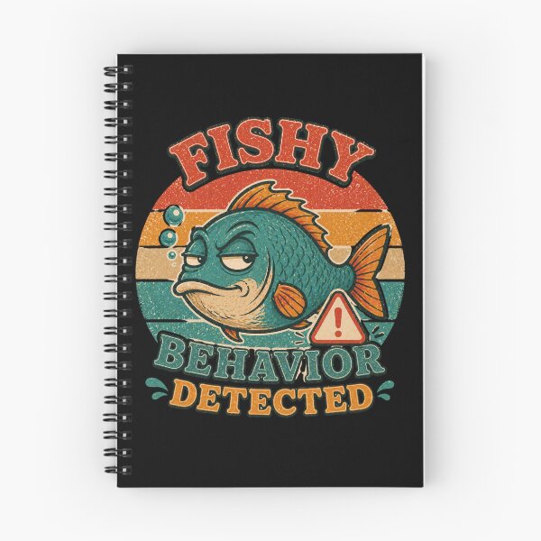 Item preview, Fishy behavior detected Fish Retro Fishing graphic designed and sold by byaga.