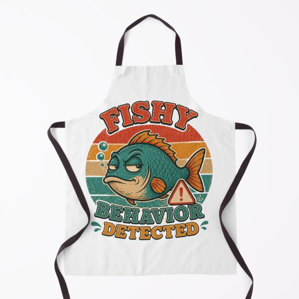 Item preview, Fishy behavior detected Fish Retro Fishing graphic designed and sold by byaga.
