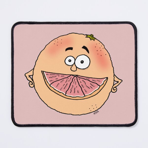 Item preview, Zesty Pink Grapefruit - Happy Fruit Character Art designed and sold by MyxaART.