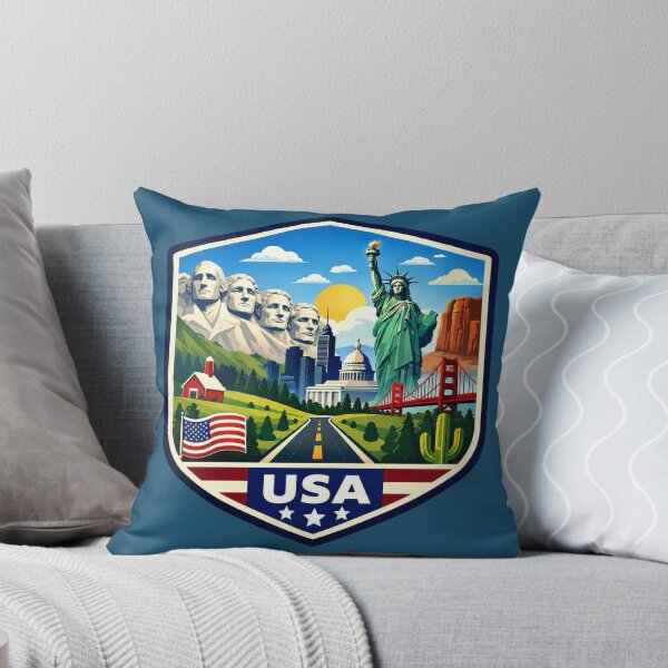 Item preview, USA - American Landmarks designed and sold by Myra365Art.