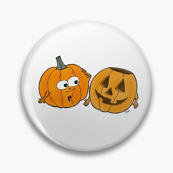 Item preview, Funny Empty-Headed Pumpkins - Halloween Pun Art designed and sold by MyxaART.