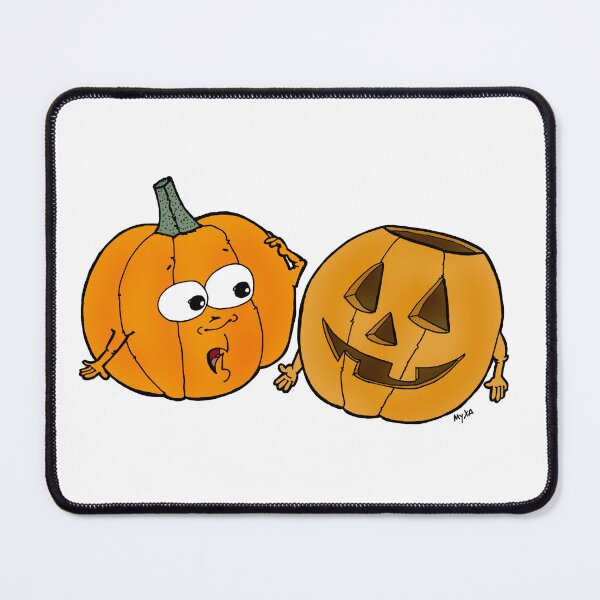 Item preview, Funny Empty-Headed Pumpkins - Halloween Pun Art designed and sold by MyxaART.