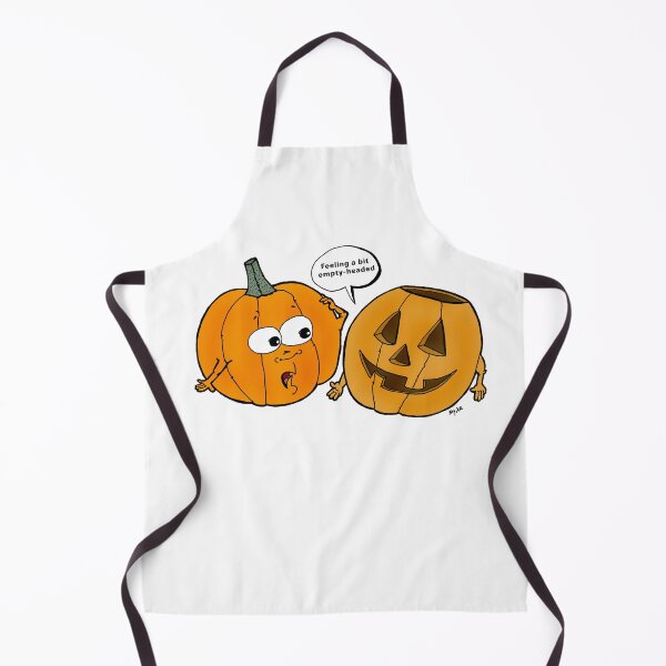 Item preview, Empty Headed Pumpkin - Funny Halloween Pun Art designed and sold by MyxaART.