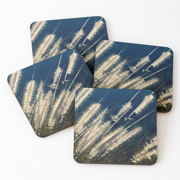 Item preview, Sun light grass seed heads designed and sold by Fairywren Images.