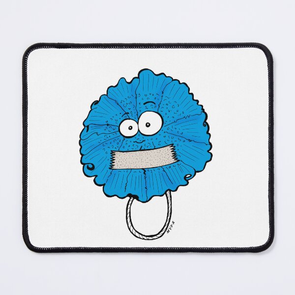 Item preview, Silent Shower Sponge - Funny Quirky Character Art designed and sold by MyxaART.