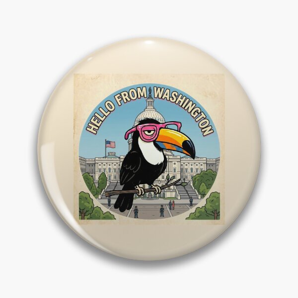 Item preview, Funny Toucan Washington DC Travel designed and sold by SplashTastic.