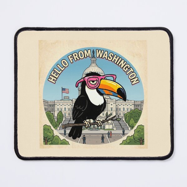 Item preview, Funny Toucan Washington DC Travel designed and sold by SplashTastic.