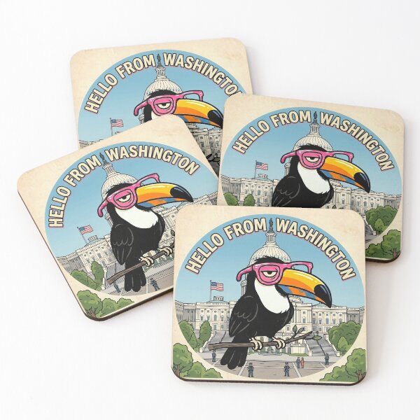 Item preview, Funny Toucan Washington DC Travel designed and sold by SplashTastic.