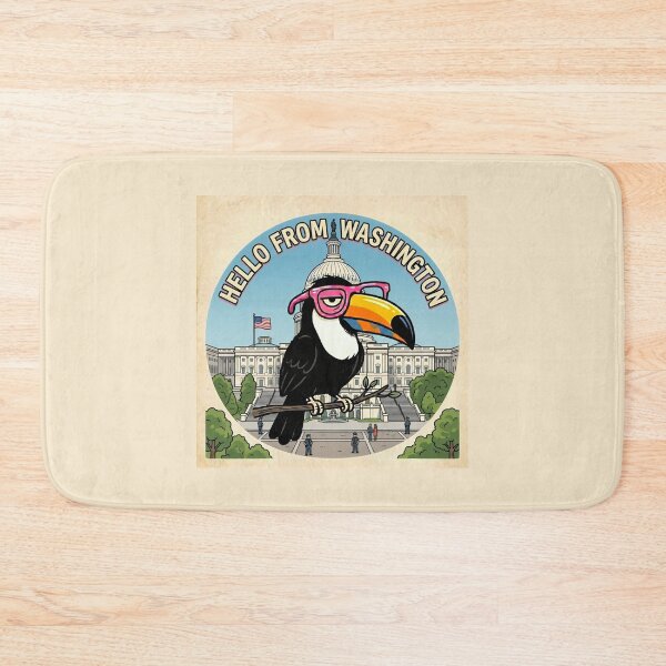 Item preview, Funny Toucan Washington DC Travel designed and sold by SplashTastic.