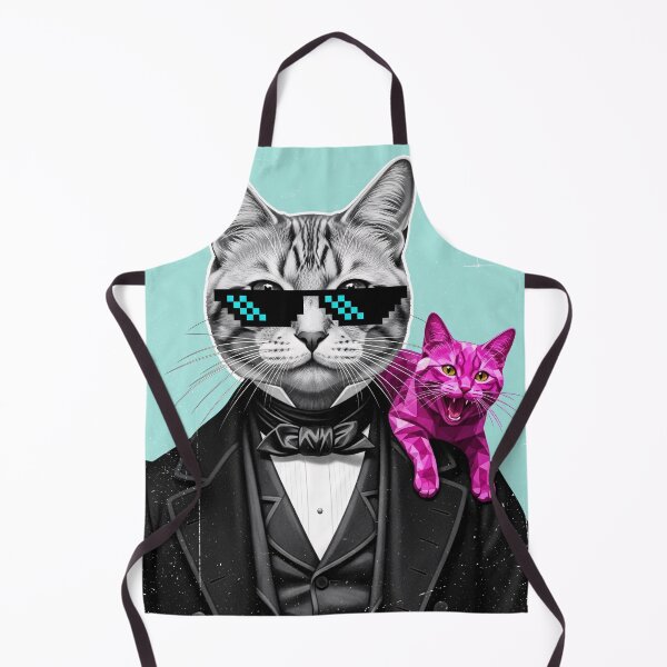 Item preview, Cool Tuxedo Cat With Sunglasses Meme Art designed and sold by PixorStudio.