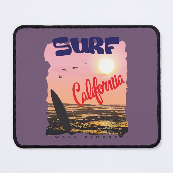Item preview, Surf California Wave Riders - Vintage Retro Beach Sunset Art designed and sold by PACS0011.