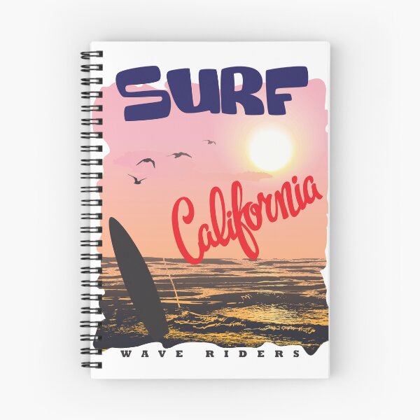 Item preview, Surf California Wave Riders - Vintage Retro Beach Sunset Art designed and sold by PACS0011.