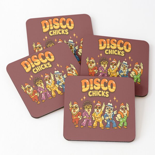 Item preview, Disco Chicks T-Shirt – Funny Retro Dancing Chicken Design designed and sold by Amitabr14.