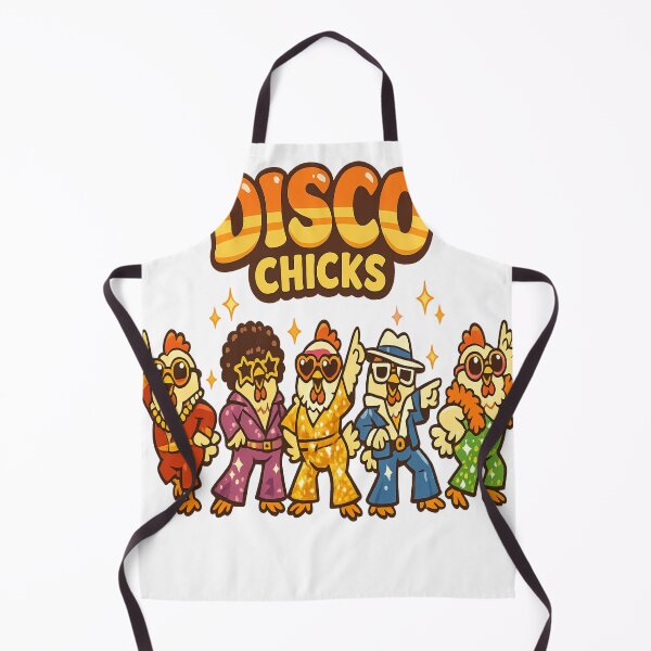 Item preview, Disco Chicks T-Shirt – Funny Retro Dancing Chicken Design designed and sold by Amitabr14.