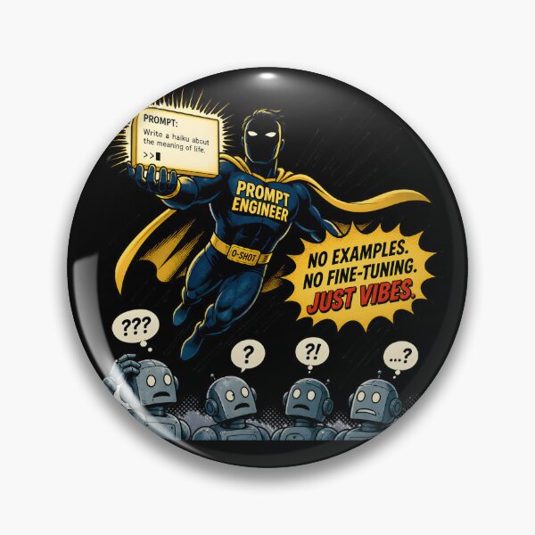 Item preview, Zero-Shot Wonder – AI Superhero Prompt Engineer  designed and sold by Martin's_Design.