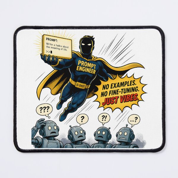 Item preview, Zero-Shot Wonder – AI Superhero Prompt Engineer  designed and sold by Martin's_Design.