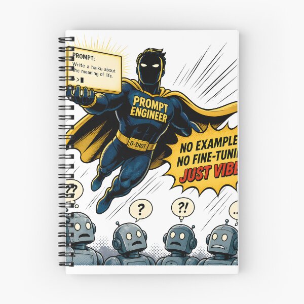 Item preview, Zero-Shot Wonder – AI Superhero Prompt Engineer  designed and sold by Martin's_Design.